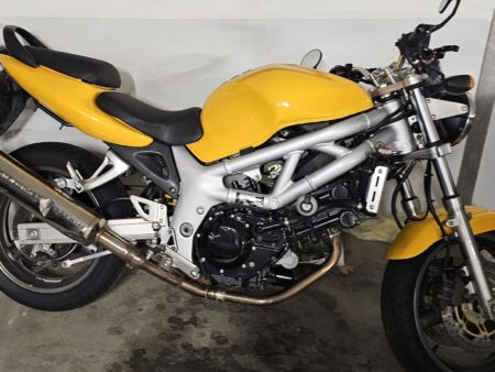 Gelbe Suzuki SV 650 – Sofort